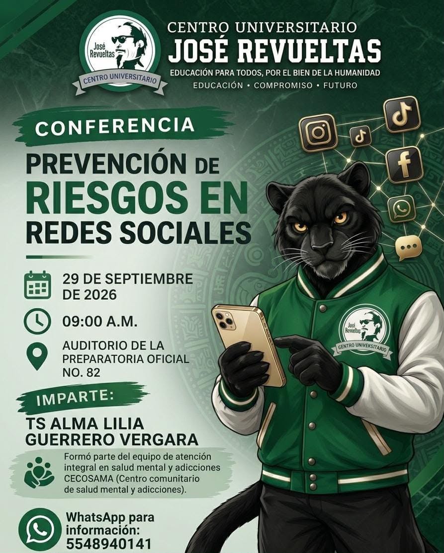 CUJR imparte conferencia sobre prevención de riesgos en redes sociales