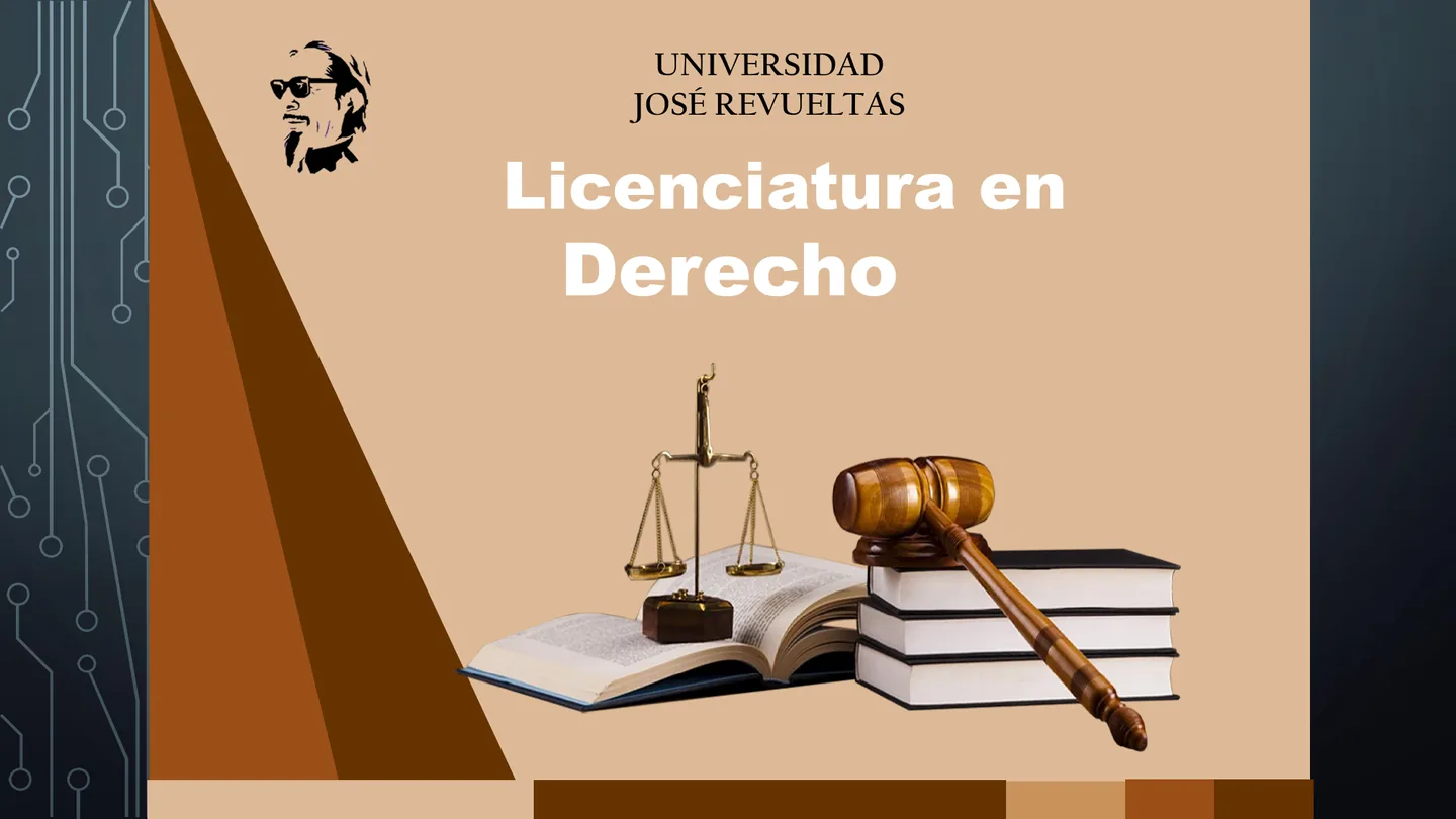Licenciatura en Derecho, portada del documento de oferta educativa.