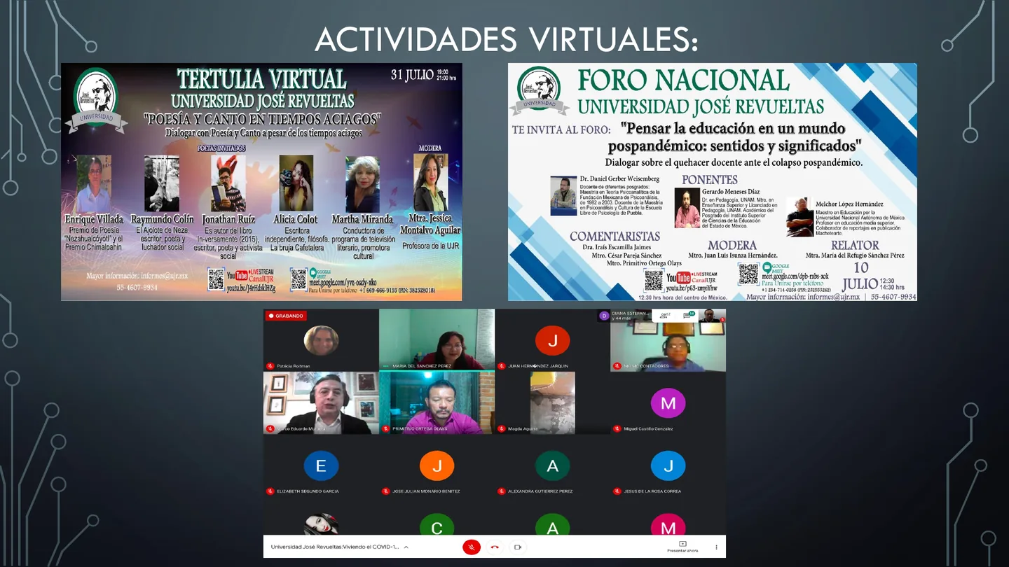 Actividades virtuales.