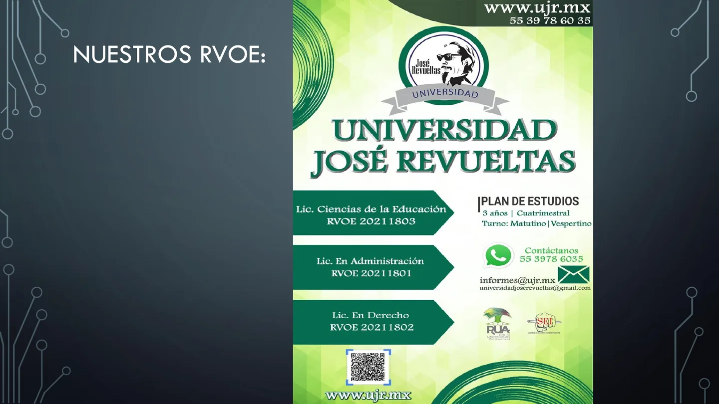 Nuestros RVOE.